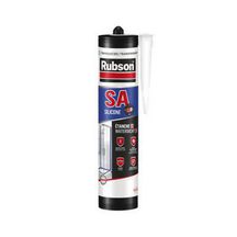 Mastic silicone Rubson SA1H translucide cartouche de 280ml Mastic silicone Rubson SA1H translucide cartouche de 280ml