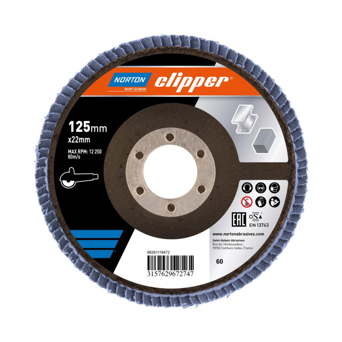 Disque Fibre Norton-F827 - Norton | Manutan Collectivités