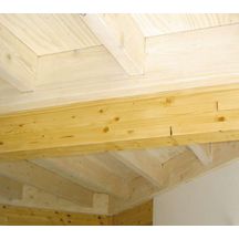 Lamellé-collé Sapin/Epicéa résistance GL24 non traité 120x360mm longueur 12,00m emballé