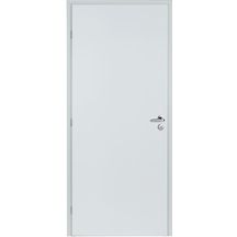 Bloc-porte plan alvéolaire - 204x73 cm - PG - H74 mm Néolys blanc - chant à recouvrement - serrure PDDT