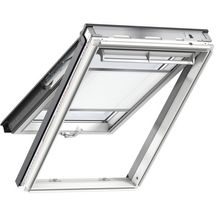 Fenêtre de toit à projection GPL Tout Confort - CK04 55x98 cm - bois peint blanc