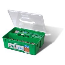 Kit terrasse Exo 850 vis 5X50 A2 + espaceurs + 5 embouts Réf. 5000009010009