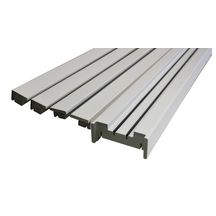 Kit d'habillage Sillage pour châssis à galandage - 203x100 cm - prépeint blanc - pour cloison plaque de plâtre largeur de 630 à 1030 mm