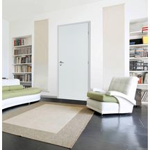 Bloc-porte plan alvéolaire - 204x73 cm - PG - H74 mm Néolys blanc - chant à recouvrement - serrure PDDT