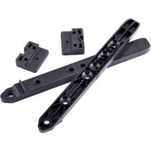 Fixego système de fixation invisible pour lame de terrasse couleur noir épaisseur 19mm à 25mm