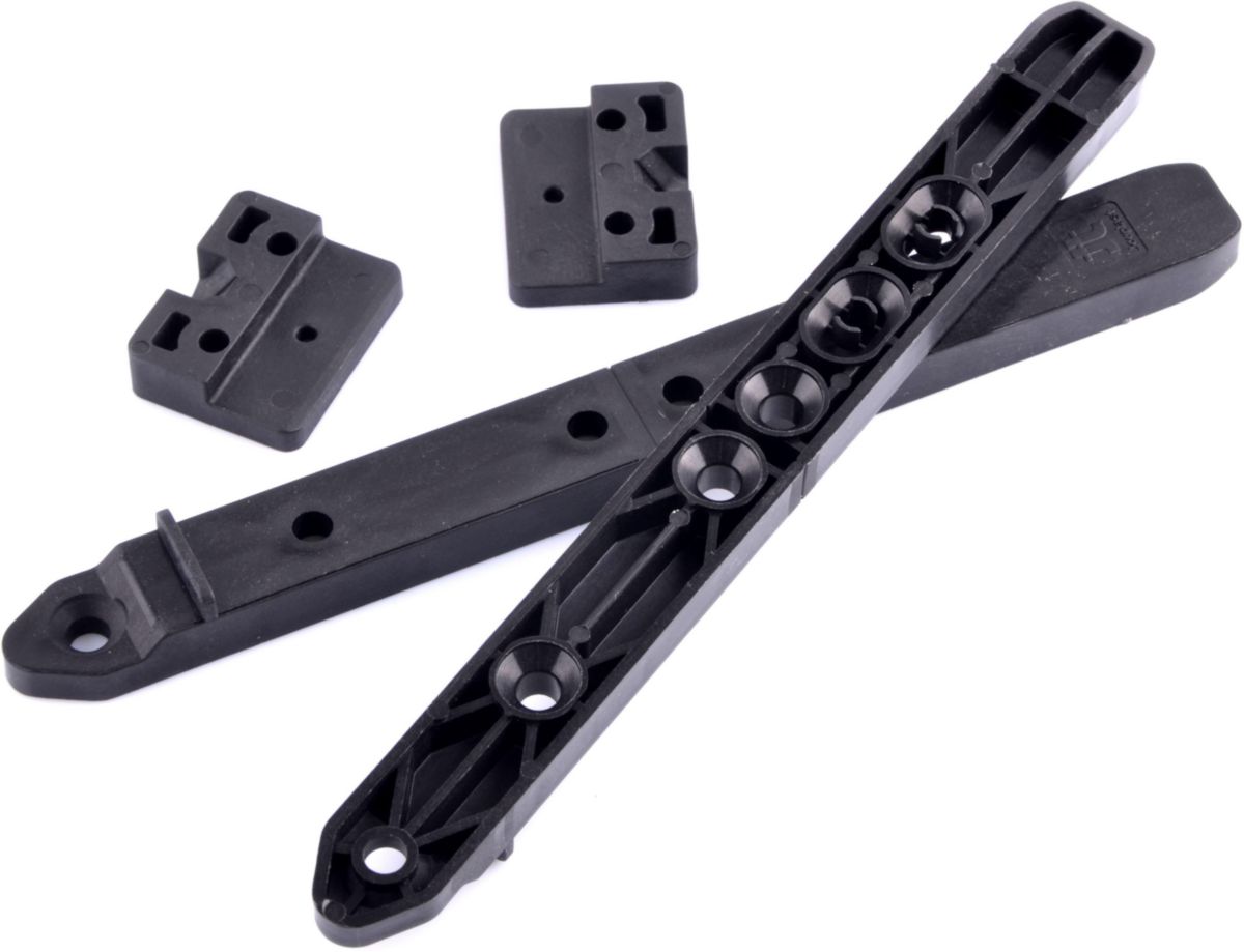 Fixego système de fixation invisible pour lame de terrasse couleur noir épaisseur 19mm à 25mm