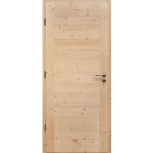 porte battante Access 4 panneaux bois plaqué chêne brut REIVILO E-couliss