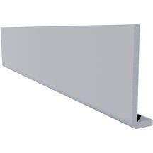 FREEFOAM PLASTICS - Bandeau de rive équerre PVC classique blanc 10x250x5000mm | Dispano