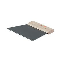 Couteau à colle dents triangulaire 3x2,5mm bois pour revêtements muraux 4773 18