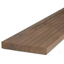 Margelle de terrasse Ipé - 35x290 mm - profil double peigne
