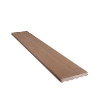 Lame de terrasse bois composite Elégance - 23x180x4000 mm - Brun Exotique lisse, certifié PEFC 70%