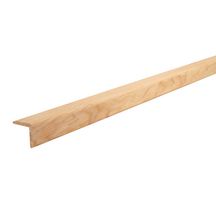 Baguette d'angle arrondie pin des Landes sans noeud 35x35mm réelle 33,5x33,5x2400mm Réf. 005198