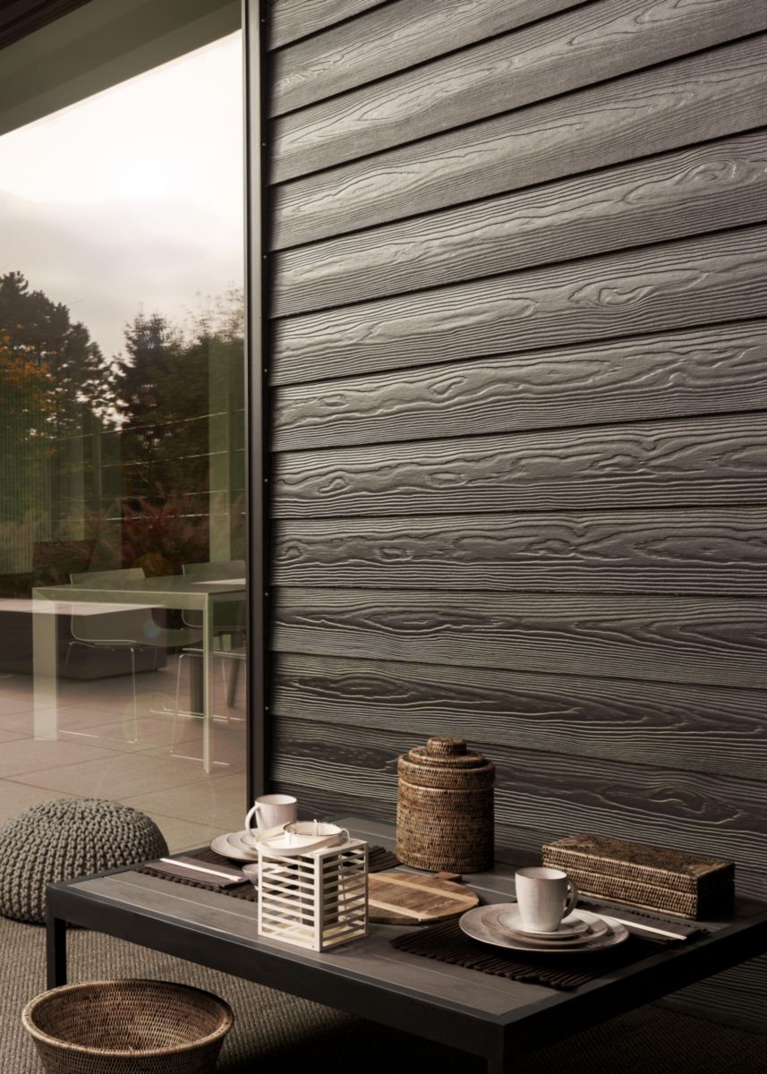 CEDRAL Bardage clin Cedral Click Relief fibreciment NG C05 gris 12x186x3600mm Dispano