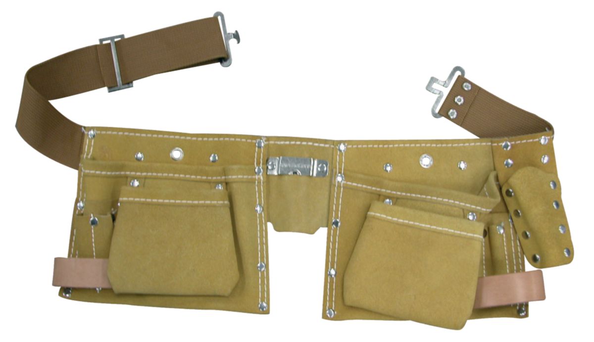 Sacoche plaquiste cuir on sale