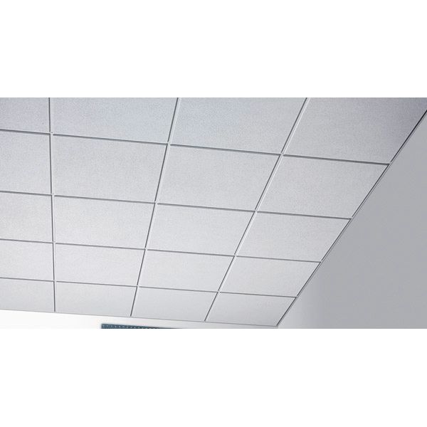 EUROCOUSTIC - Dalle de plafond acoustique Tonga bords A blanc 600 x 600 x  22 mm