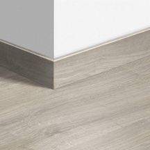 Plinthe parquet QSPSKR03580 - 77x14x2400 mm - Chêne Newcastle gris