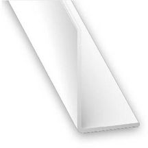 Cornière inégale - PVC blanc - 10x20 mm - ép. 1 mm - L. 1m