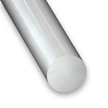 Tube rond - aluminium brut - Ø 6 mm - L. 1 m