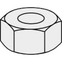 Ecrou H diamètre 6mm boîte de 100 EH6 Ref. 87547