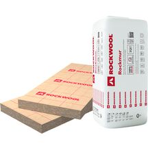 Panneau de laine de roche revêtu kraft Rockmur 100 1,35x0,6m R= 2,85 m².k/w ACERMI 02/015/025