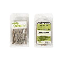 Vis inox brun clair 5 x 50 mm boite de 50