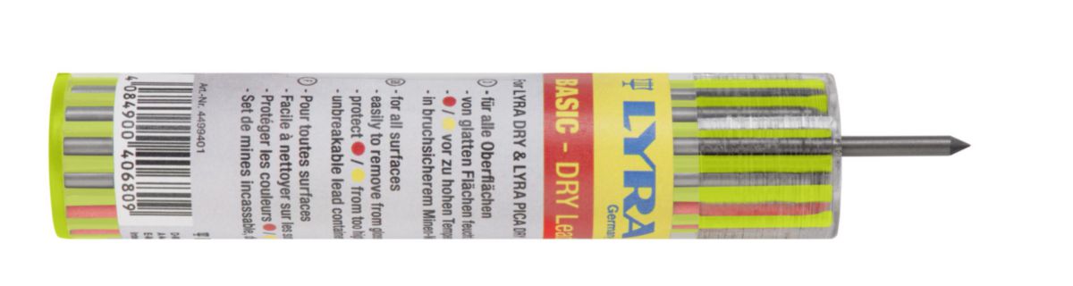 ETUI DE 12 MINES DE RECHANGE LYRA ROUGES DRY POUR MARQUEURS -DRY ET