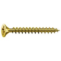 Vis Pozidriv tête fraisée 2,5x10 SPAX-S bichromatée boîte de 1000