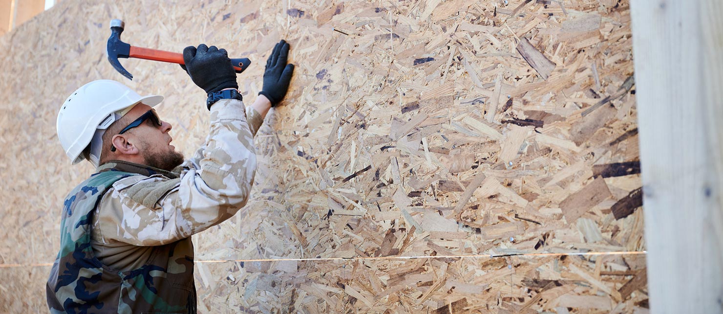 Comment habiller un mur en OSB ? - Boîte à idées