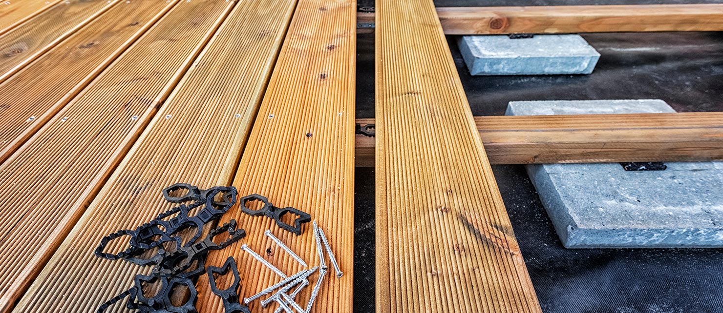 Soubassement d'une terrasse en bois les étapes clés