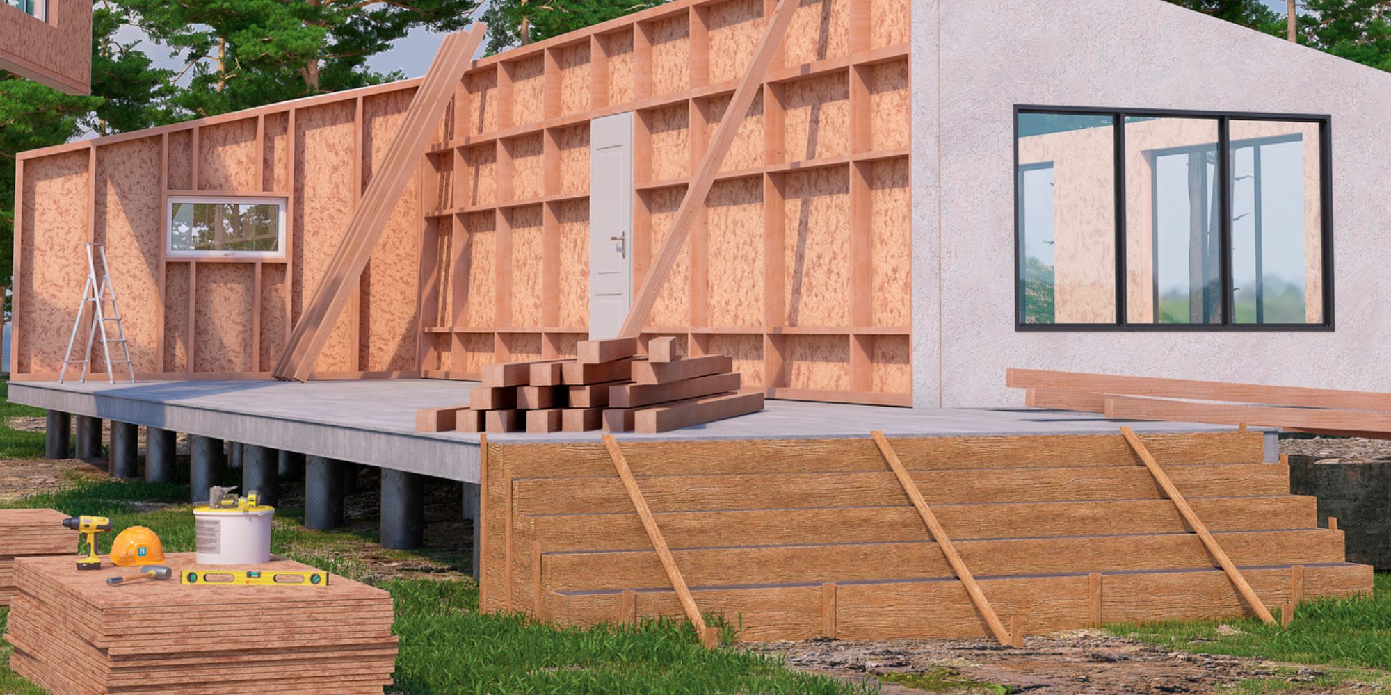Quelles fondations pour une maison en bois